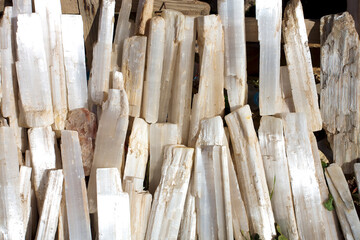 White quartz in Morocco