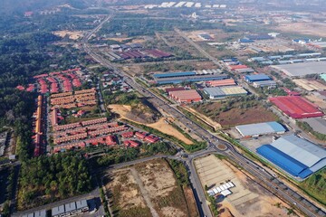 Bird eye manufacturing area / manufacturing industry