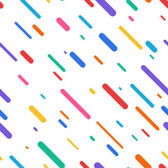 Full Seamless Background with Stripes Colorful Lines Vector. Texture with Vertical Abstract Brush Strokes. Vertical lines design for armchair, curtain and linens fabric print.