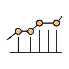 digital marketing diagram strategy success line and fill