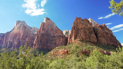 Court of the Patriarchs in Zion National Park