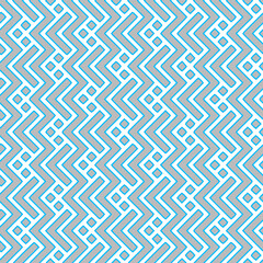 Full Seamless Vertical Zigzag Texture Fabric Print Pattern. Grey Blue and White Vector Design for Textile, Home Decoration and Structure.