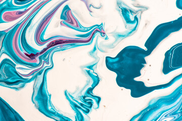 Liquido abstracto acrílico pouring 016