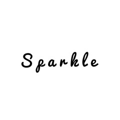 ''Sparkle'' Lettering