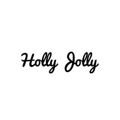 ''Holly Jolly'' Lettering