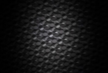 Dark Gray vector texture with disks.