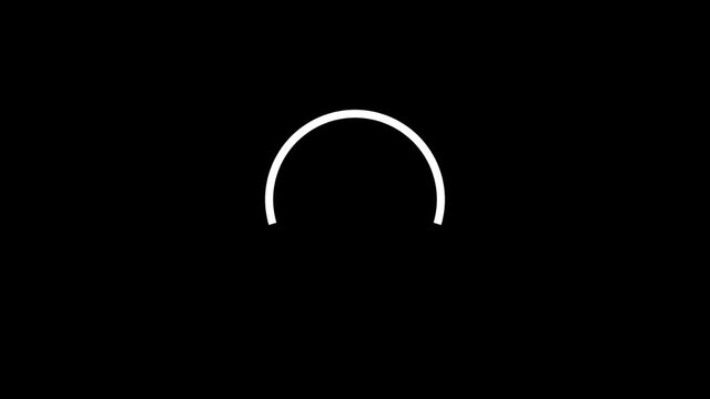 Vanishing Circle Split Ring Closing Opening Halfed Loader