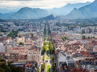 The Cours de la Libération-et-du-Général-de-Gaulle is an avenue that crosses Grenoble, in the...