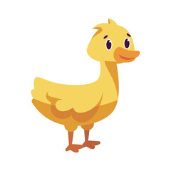 Isolated cartoon of a duck - Vector illustration