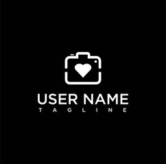  photographer's logo design , logo love camera 