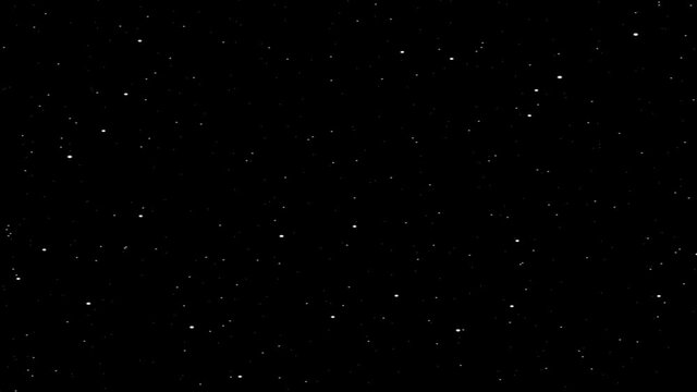 Falling Pixel Dots Dropping Down Points