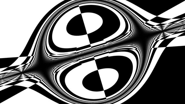 Mask Mirrored Warped Room Checks