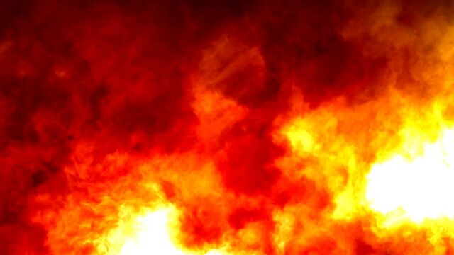 Burning Wildfires Flame Animated Wild Fire Blowing Windy