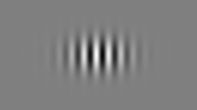 Flickering Double Slit Experiment Mask