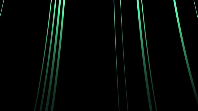Bendy Ream Ribbon of Lights Shining Down Frame