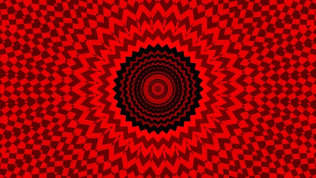 Imploding Collapsing Implosion Rings Dark Lines Red