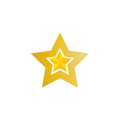 Fototapeta premium Star sparkle gold