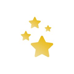 Obraz premium Star sparkle gold