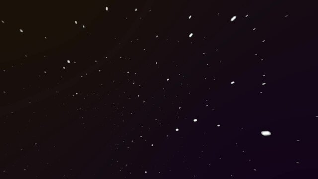 Falling Through Space Stars or Dust Passing Viewer With Easing