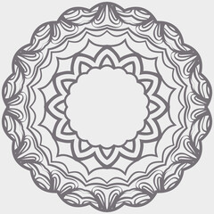 ornamental floral rosette - mandala backround. Vector illustration
