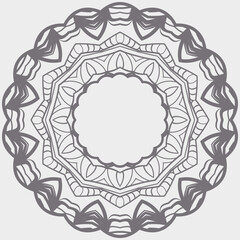 Abstract design elements rosette. Vector illustration