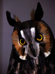 owl painting