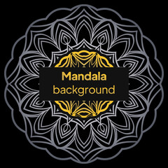 Mandala. Vector illustration. Ornamental Background . Wedding card, Cover.
