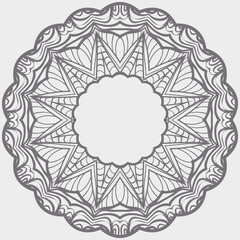 ornamental floral rosette - mandala backround. Vector illustration