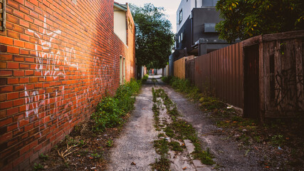 Old back alleyway
