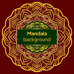 Luxury mandala background design. Luxury floral weave pattern. Vector illustration. Outline flower mandala. decorative ornament. floral design element.