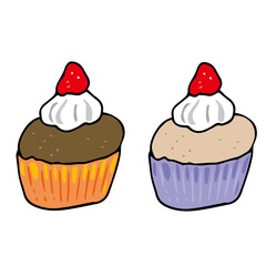 カップケーキ　2つ