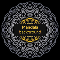 Decorative mandala pattern. Vector illustatration for design