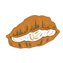 クロワッサン　生クリーム