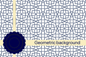 Seamless geometric pattern. Geometric simple print. Vector illustration. For design, interior, wallpaper, print