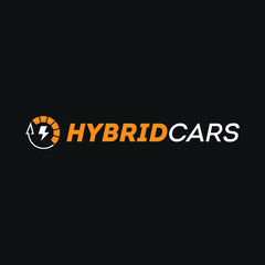 Hybrid cars logo design. Energy concept