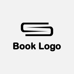 Book logo icon. for library, reading garden, literacy etc. vector