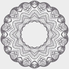 Ornamental decorative rosettes, mandala. vector illustration