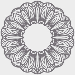 ornamental floral rosette - mandala backround. Vector illustration