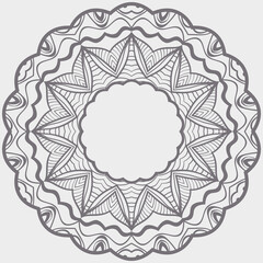 Ornamental decorative rosettes, mandala. vector illustration