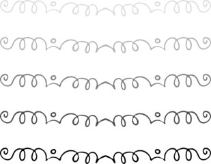 Original black white ornament four