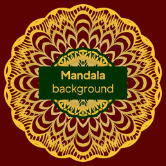 Floral mandala. Vector illustration. luxury wedding, beauty fashion concept, royal holiday party cards.