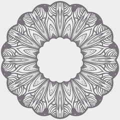 ornamental floral rosette - mandala backround. Vector illustration