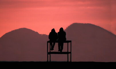 Un atardecer en compañía de quien amas