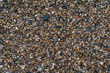 Beautiful rocks in lake beach