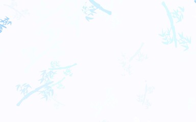 Light BLUE vector doodle texture with branches.