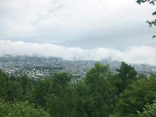 Obraz na płótnie Canvas view from Uetliberg hill in Zurich, Swiss, Switzerland