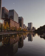 Sunsets around Tokyo Station