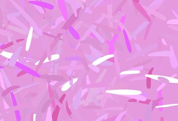 Light Pink vector texture with colored lines.