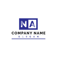 NA Logo Design. NA Letter Logo Vector Illustration - Vector