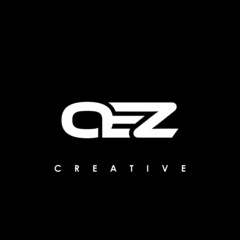 OEZ Letter Initial Logo Design Template Vector Illustration